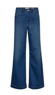 Mos mosh Dara delux wide leg jean - mid blue