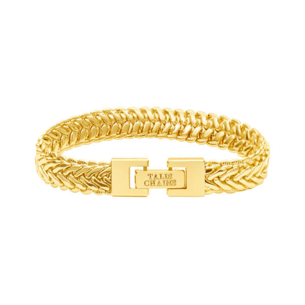 Talis Chains braided mesh bracelet - gold