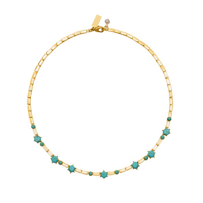 Talis Chains Los Angeles Choker - turquoise