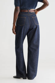 Bellerose Poker wide high rise jeans - dark blue
