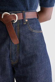 Bellerose Poker wide high rise jeans - dark blue