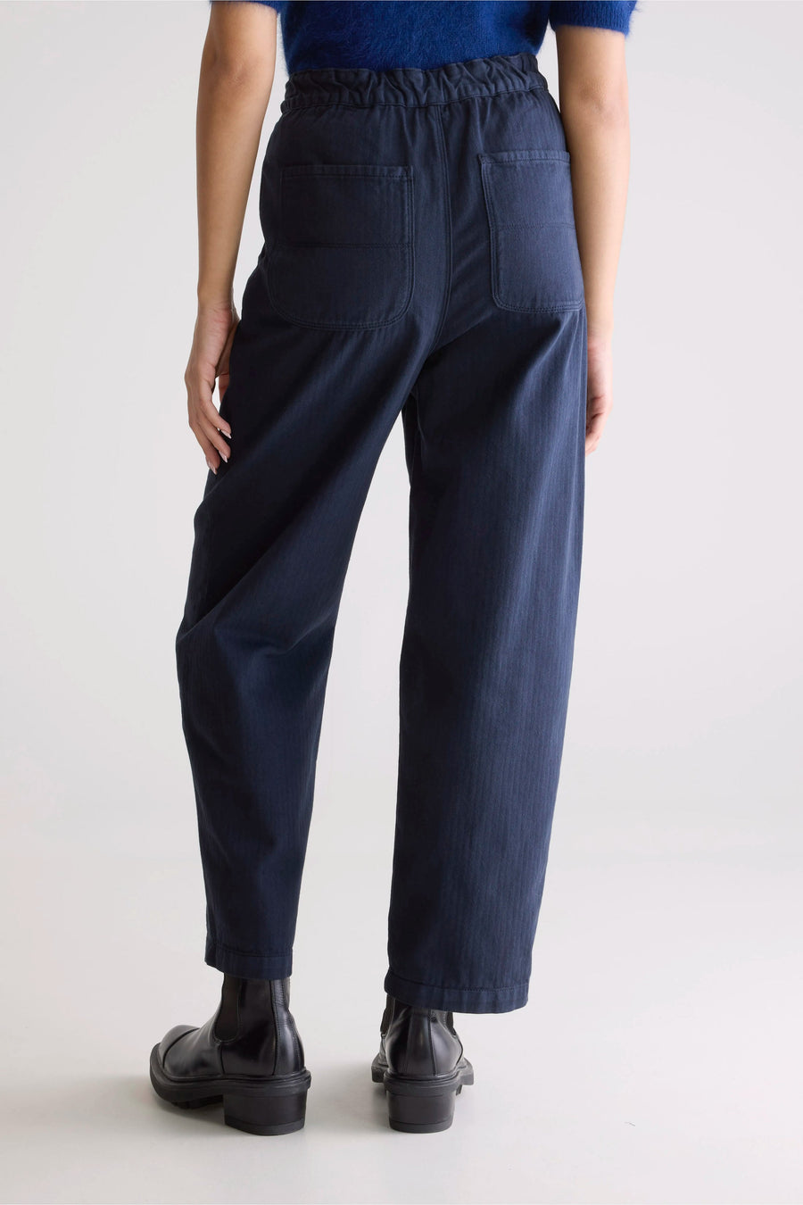 Bellerose Pasop herringbone trouser - navy