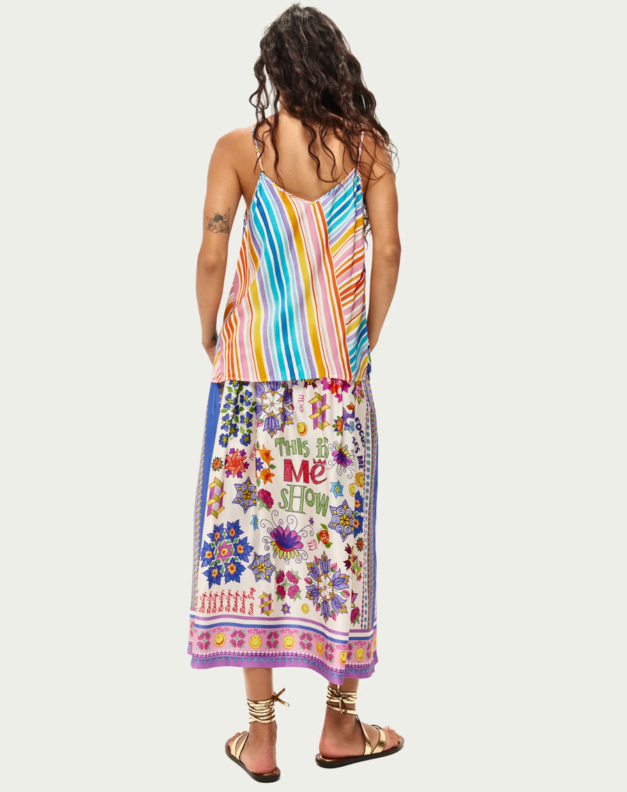Me369 Markers print Vanessa skirt