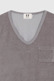 Beatriz Furest Maddison towelling t shirt - grey