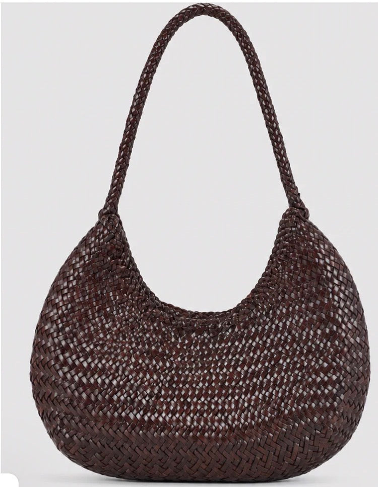 Ellyla Clara leather weave bag