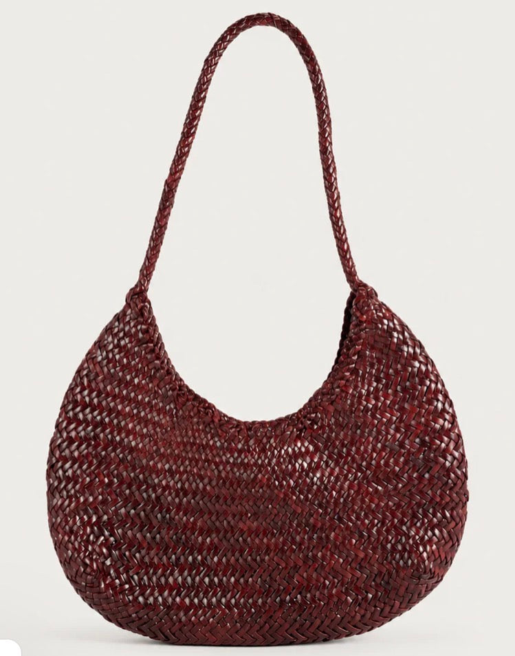 Ellyla Clara leather weave bag