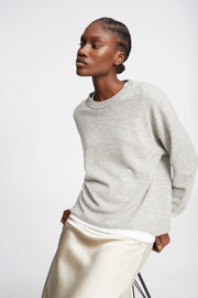 Munthe Kiaran cashmere jumper - light grey