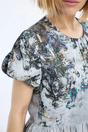 Munthe Victoriana silk print dress