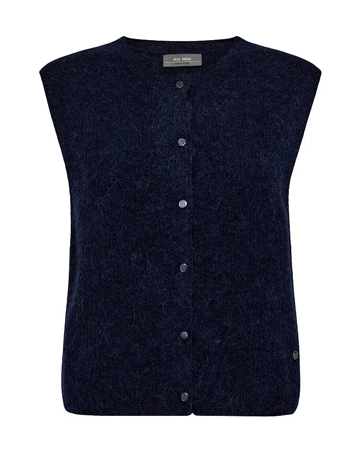 Mos mosh Almine Thora knit vest - subterranean
