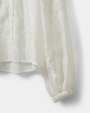 Sofie Schnoor Cora embroidered shirt - off white