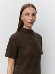 Sofie Schnoor Saga short sleeve jumper - brown