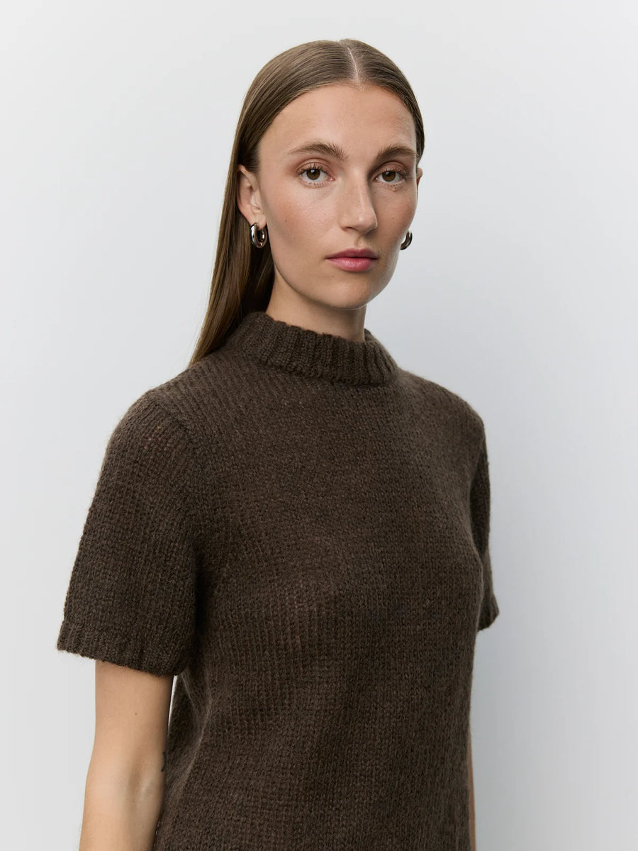 Sofie Schnoor Saga short sleeve jumper - brown