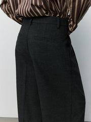 Sofie Schnoor Rosalinda wide leg trouser - charcoal