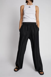 Munthe Arum silk trouser - black