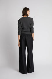 Munthe Arum silk trouser - black