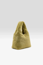 Bellerose Helga faux fur bag - sage green
