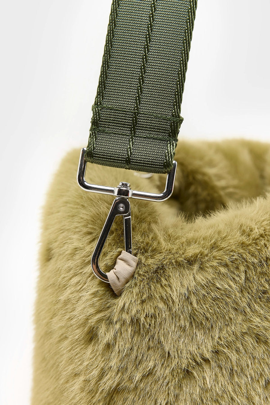 Bellerose Helga faux fur bag - sage green
