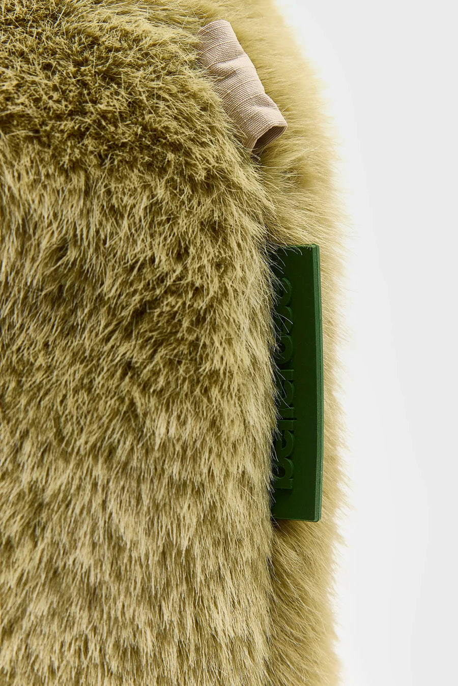 Bellerose Helga faux fur bag - sage green