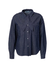 JcSophie Plum blouse in dark denim