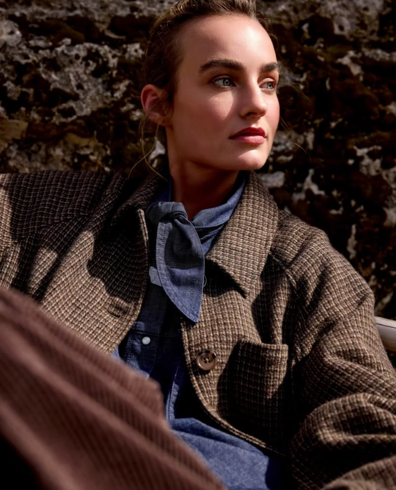 JcSophie Plum blouse in dark denim