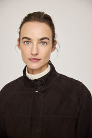JcSophie Praia suede jacket - dark brown