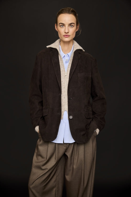 JcSophie Paula trouser - dark brown