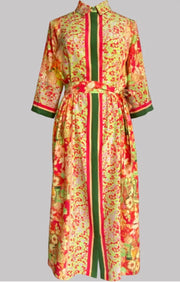 Pazuki Nephele silk shirt dress