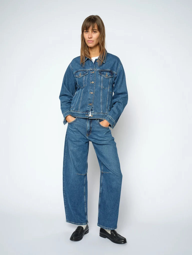 Mos mosh Tess authentic barrel jean - blue