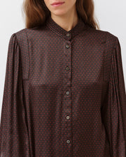 Diega Camoa print viscose blouse