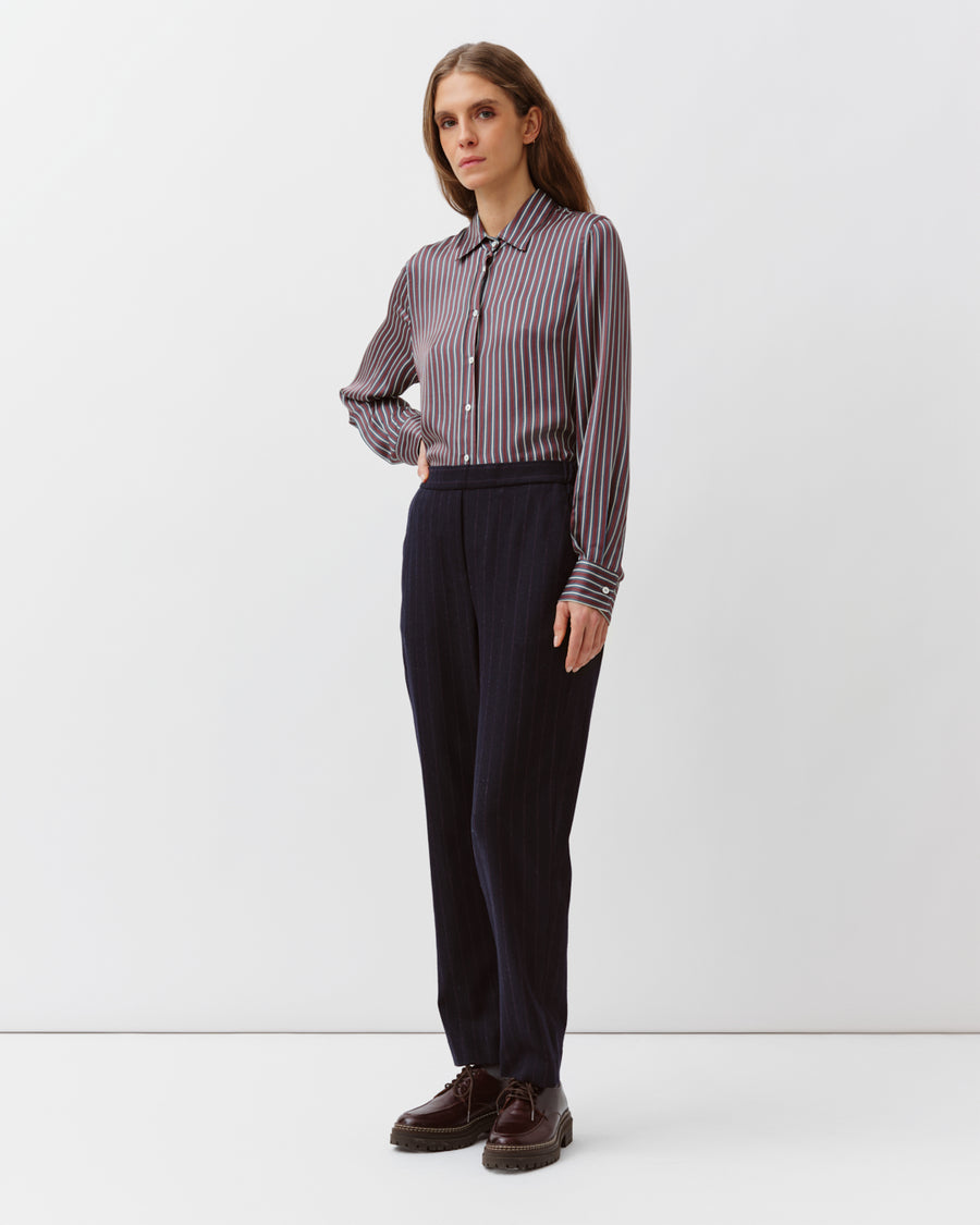 Diega Pacifico wool trouser - navy
