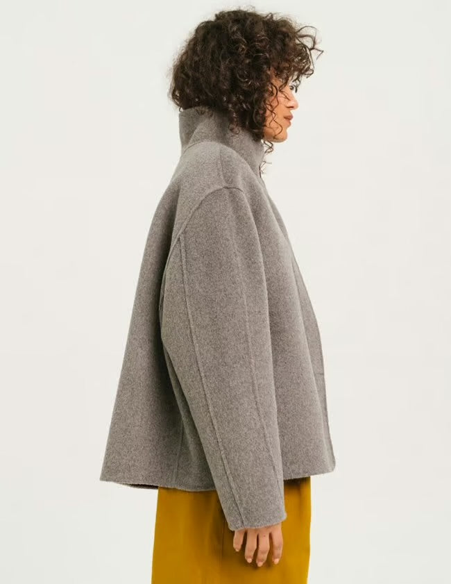 Sacrecoeur Estele wool jacket - feather grey