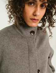 Sacrecoeur Estele wool jacket - feather grey
