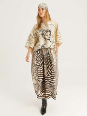 Me369 Vanessa skirt - noir muse print