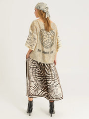 Me369 Vanessa skirt - noir muse print