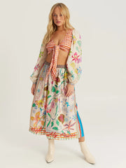 Me369 Vanessa printed skirt - Paradiso