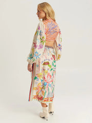 Me369 Vanessa printed skirt - Paradiso