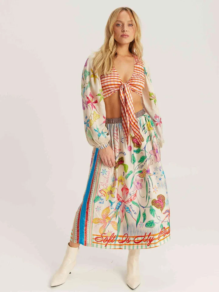 Me369 Vanessa printed skirt - Paradiso