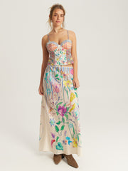 Me369 Blakey slip skirt - Paradiso print