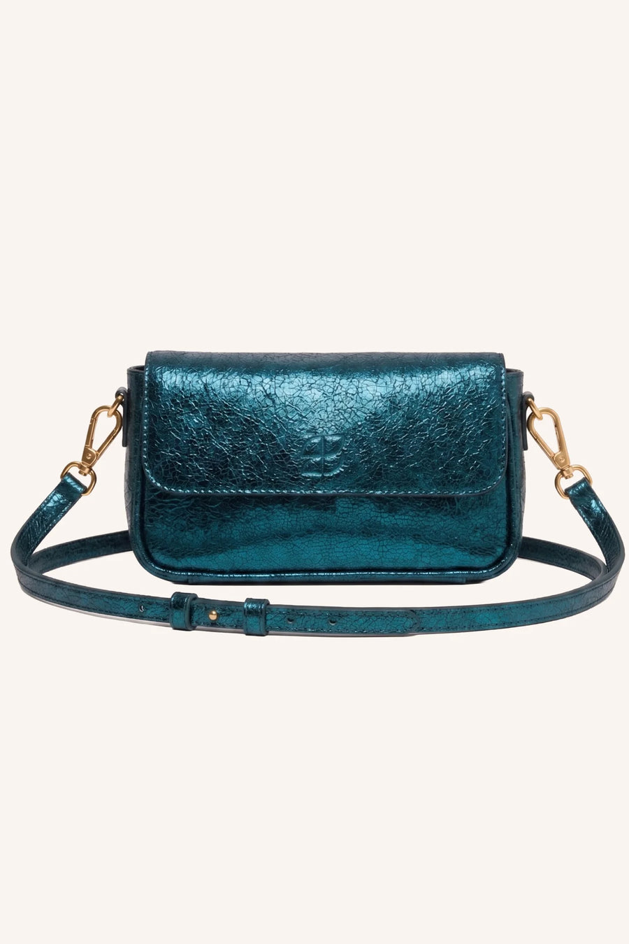 by-bar Jude metallic cross body bag - two colourways
