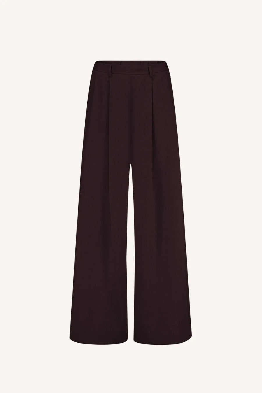 by-bar Sef smart trouser - dark wine