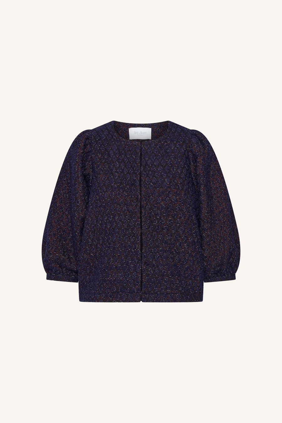by-bar Mauri sparkle blouse - diamond check