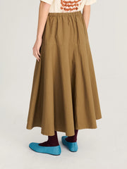 Bobo Choses full aline skirt - khaki
