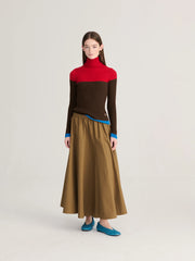 Bobo Choses full aline skirt - khaki