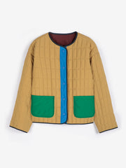 Bobo Choses patch pocket jacket - reversible