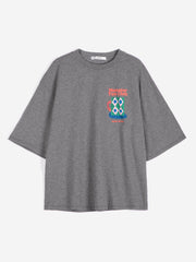 Bobo Choses monster mug t shirt - charcoal