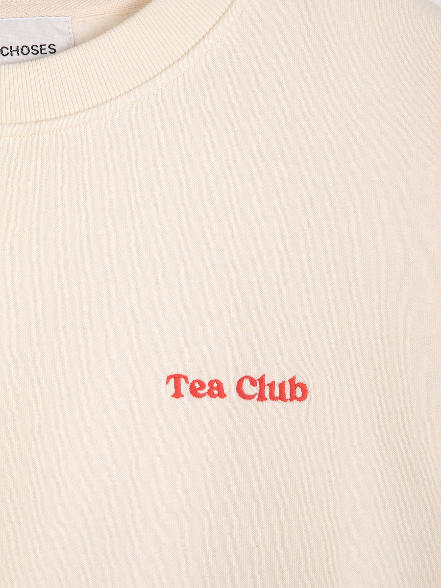 Bobo Choses monster tea sweatshirt - ecru