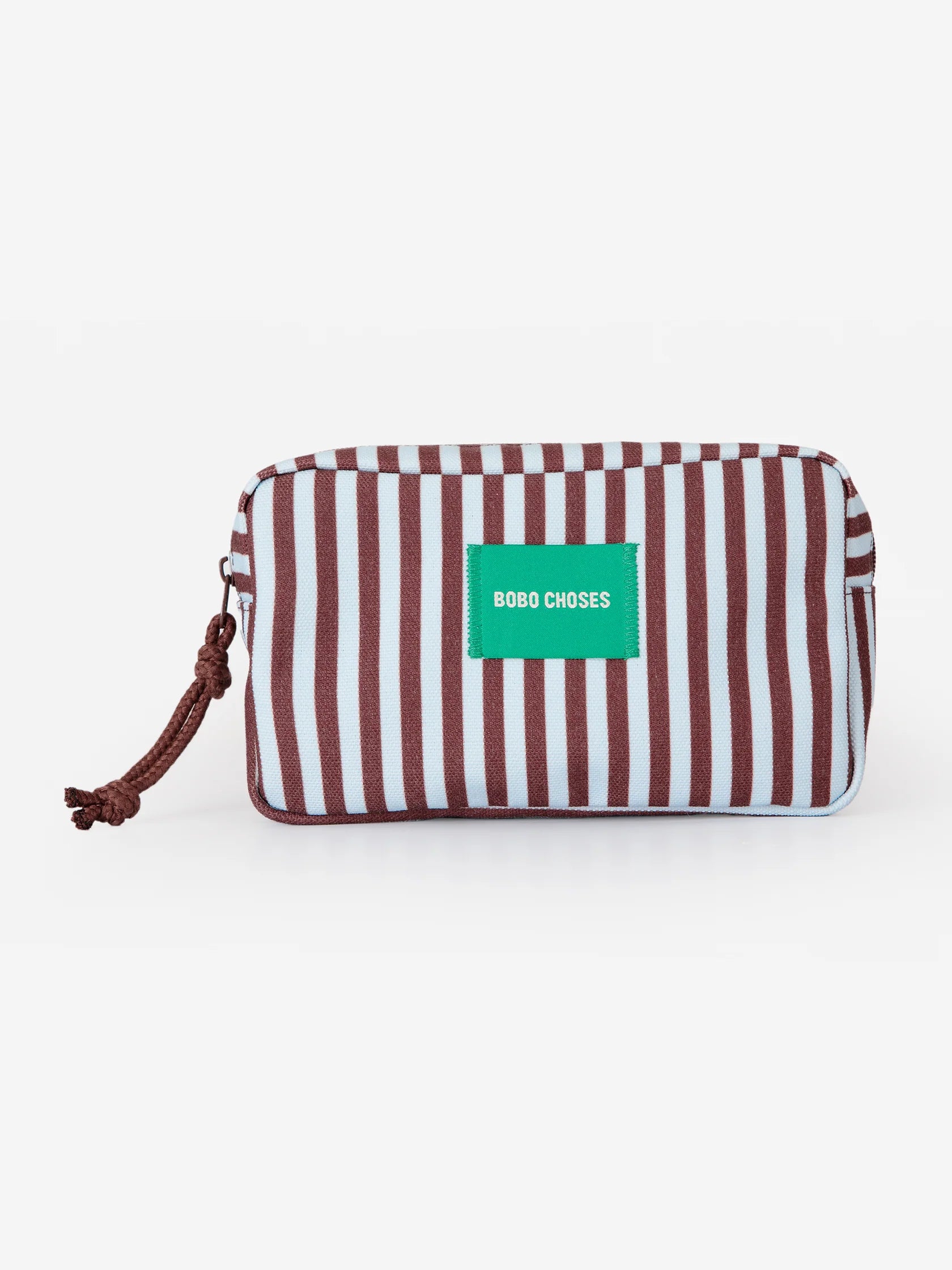 Bobo Choses striped zipped pouch