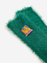 Bobo Choses Fuzzy monster socks - green