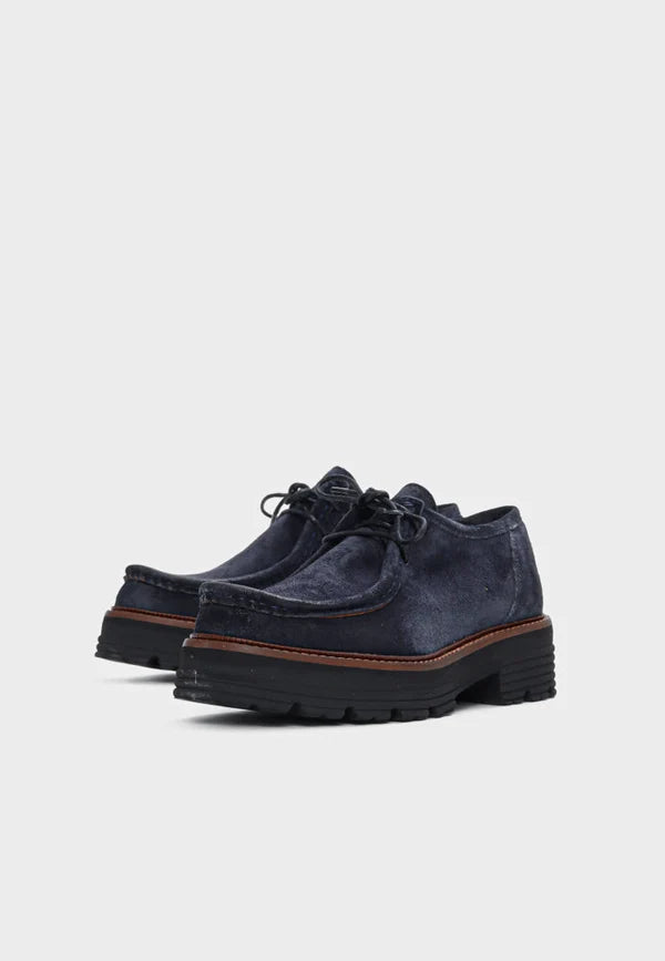 Bukela Sienna suede shoes - navy
