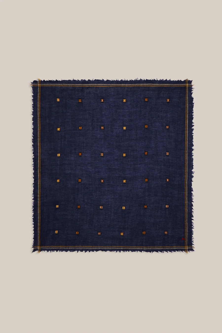 Moismont Chelsea wool embroidered square scarf - 2 colours